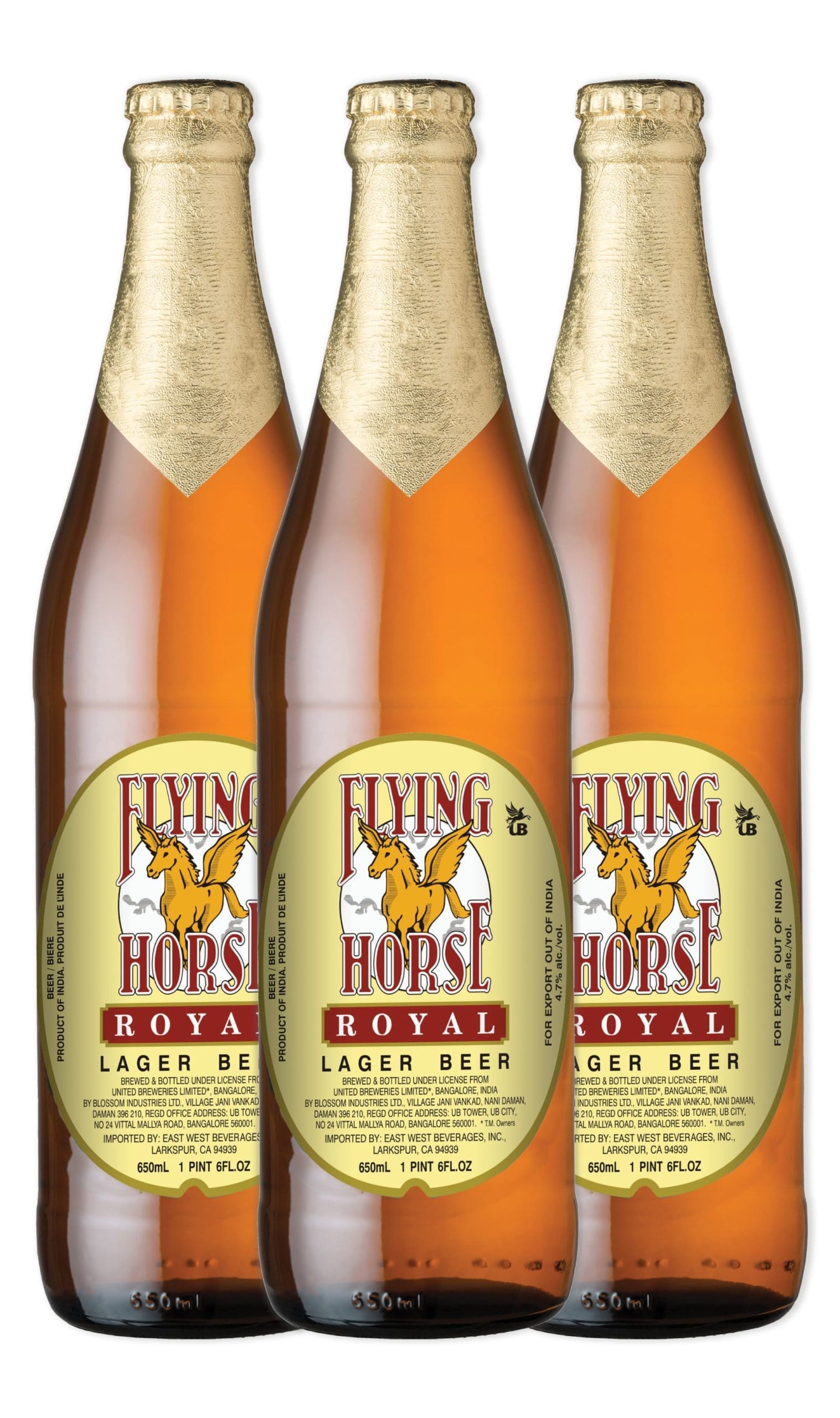 Flying Horse Royal Lager, East West Beverages, Inc.